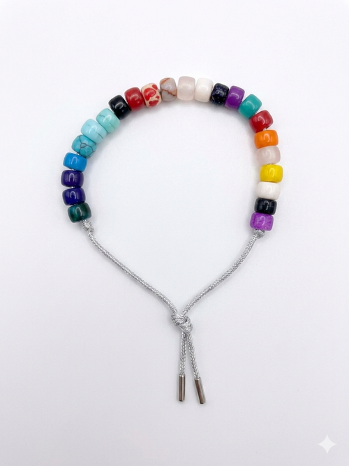 Bracciale beads colorati