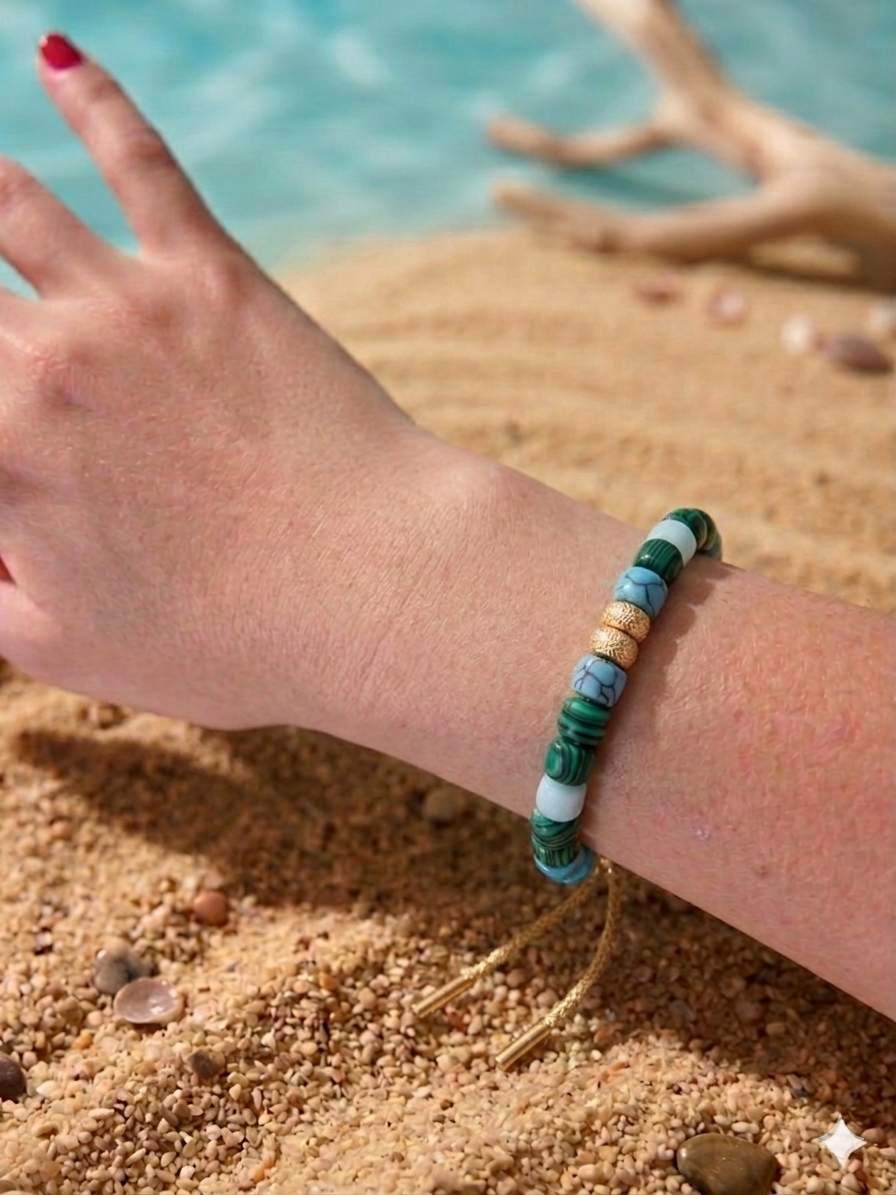 Bracciale beads colorati