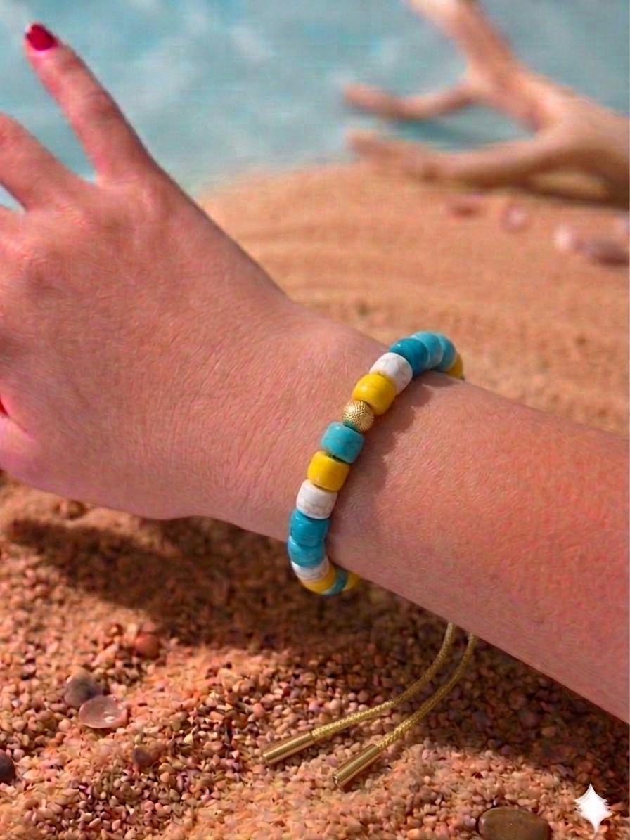Bracciale beads colorati