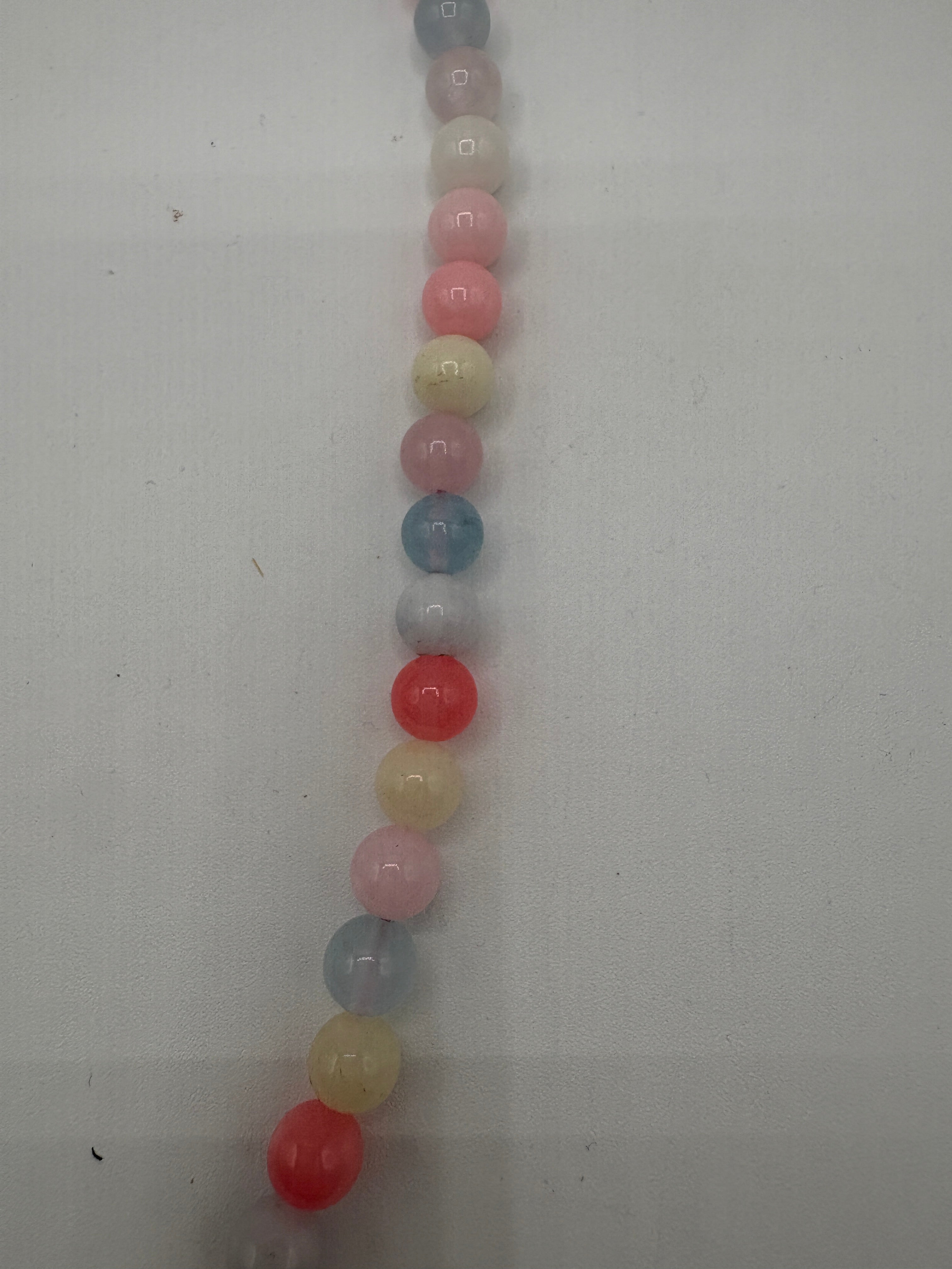 Collana quarzo rosa e Agata colorata