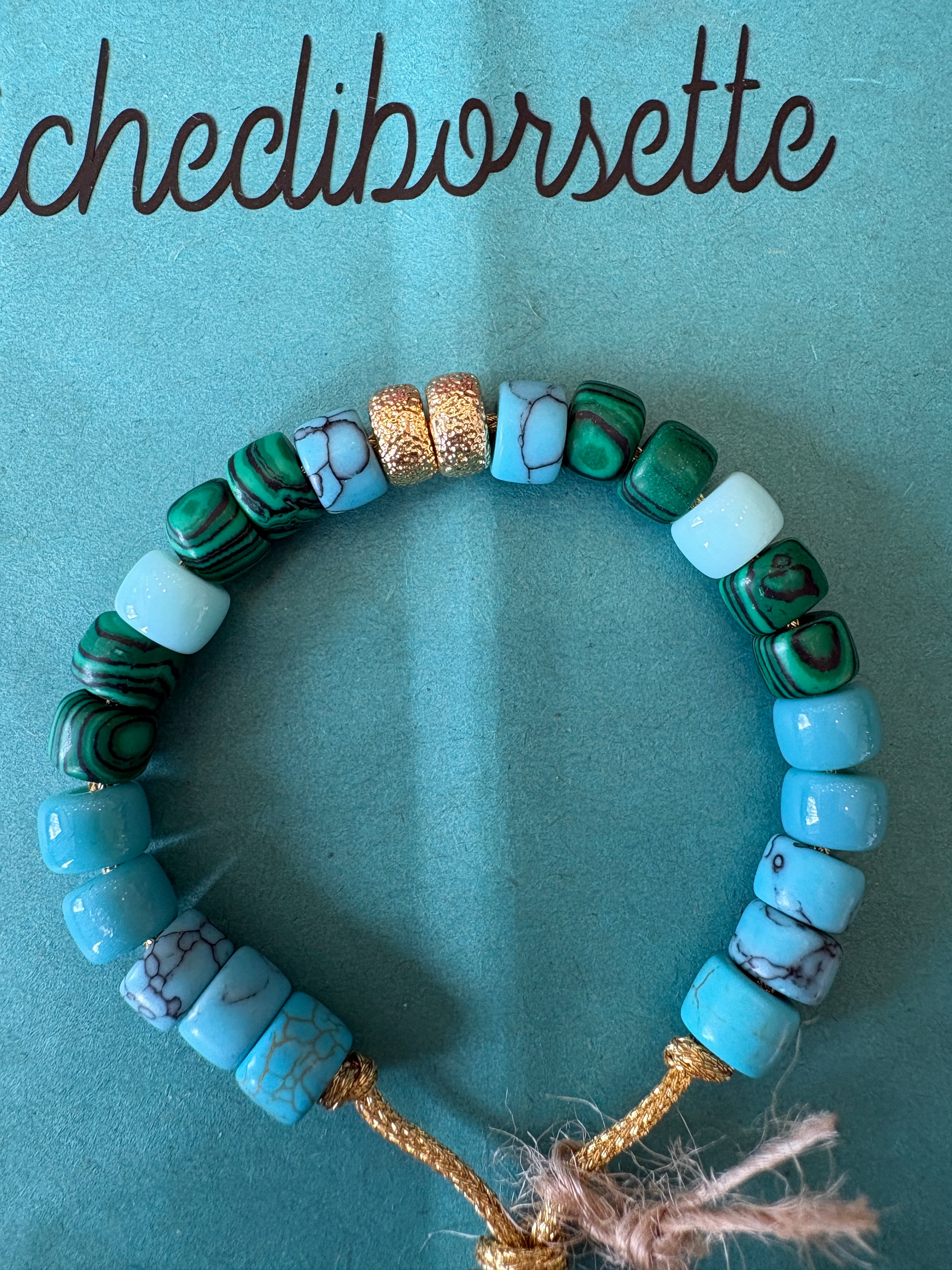 Bracciale beads colorati