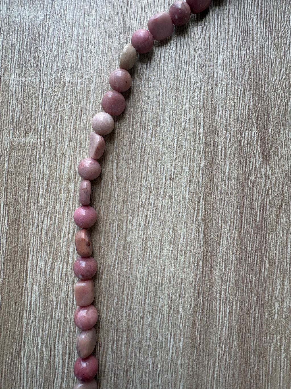 Collana rodonite rosa
