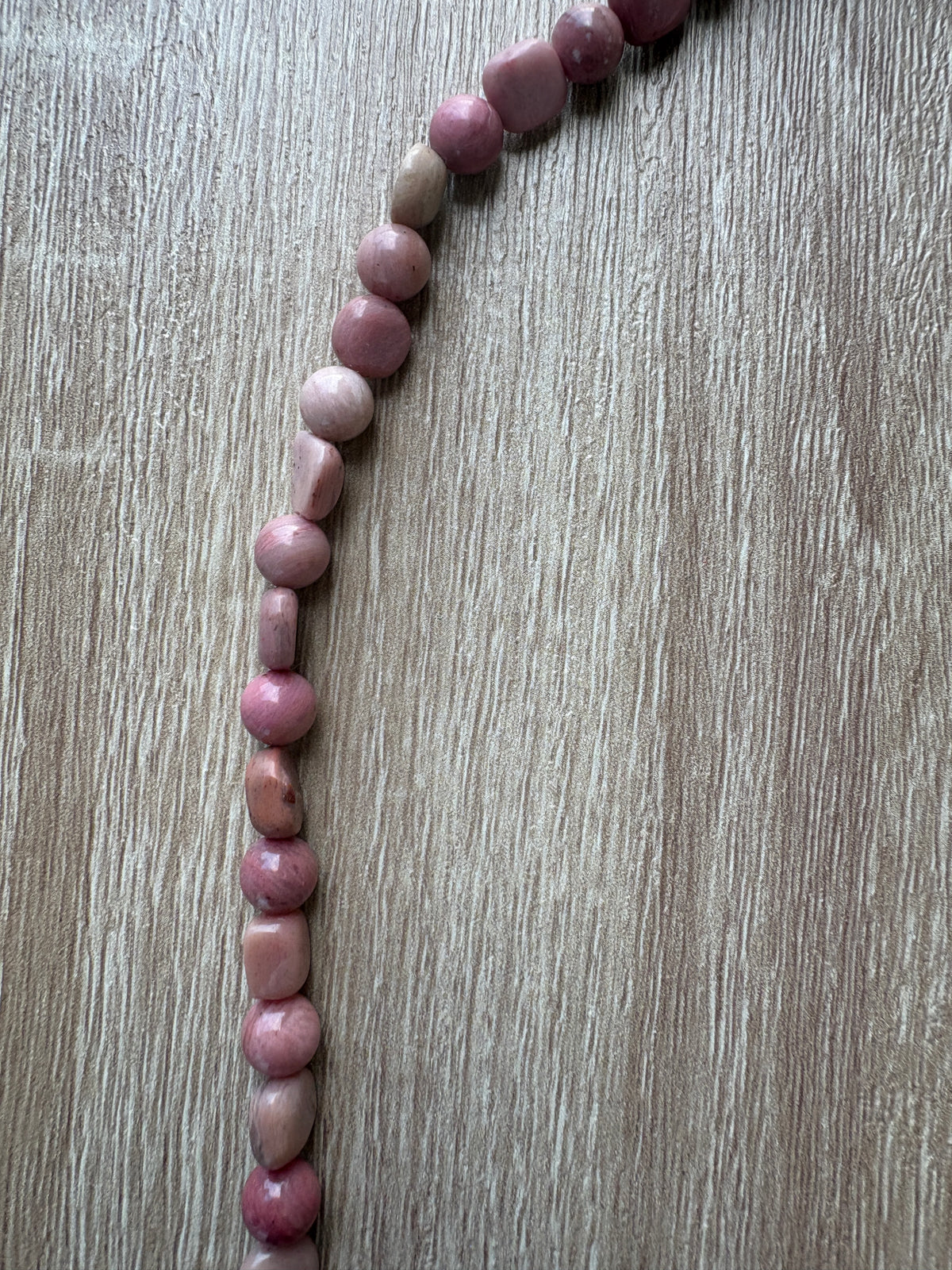 Collana rodonite rosa