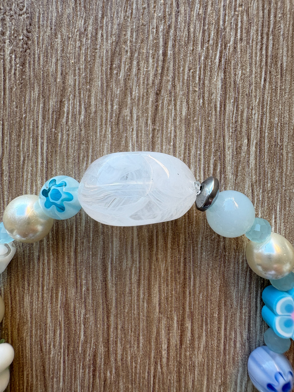 Bracciale perle flower