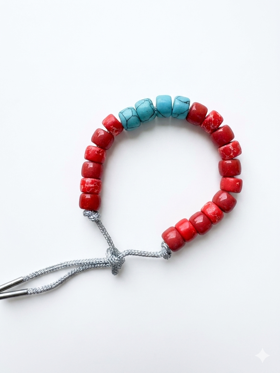Bracciale beads colorati