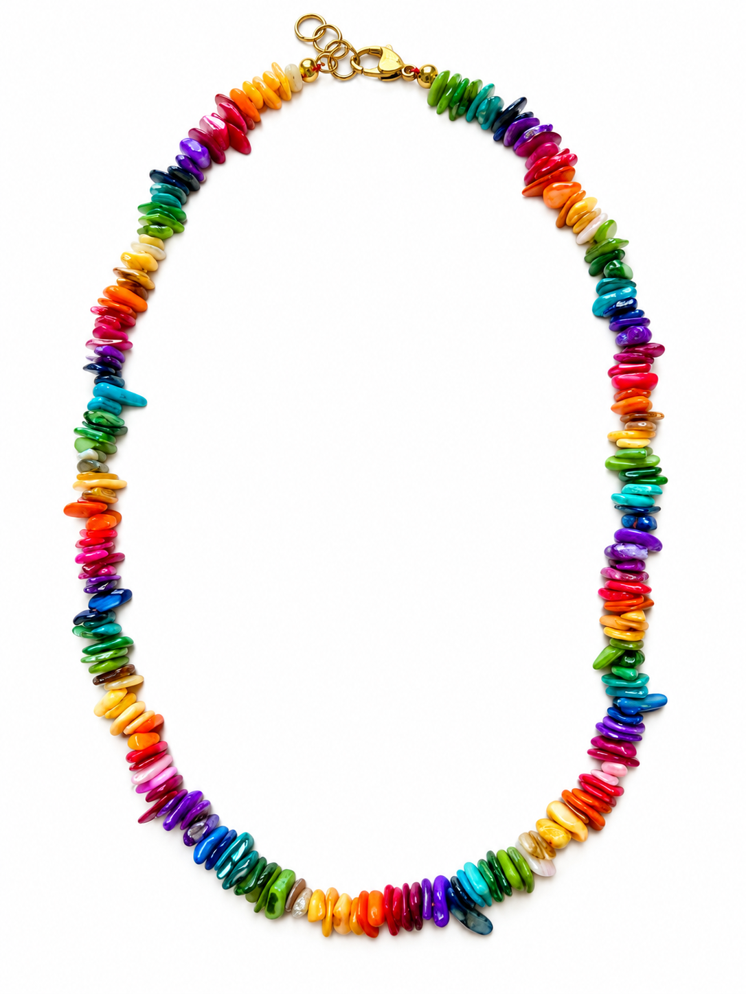 Collana madreperla arcobaleno