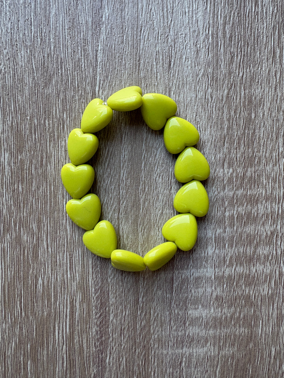 Bracciale cuori resina