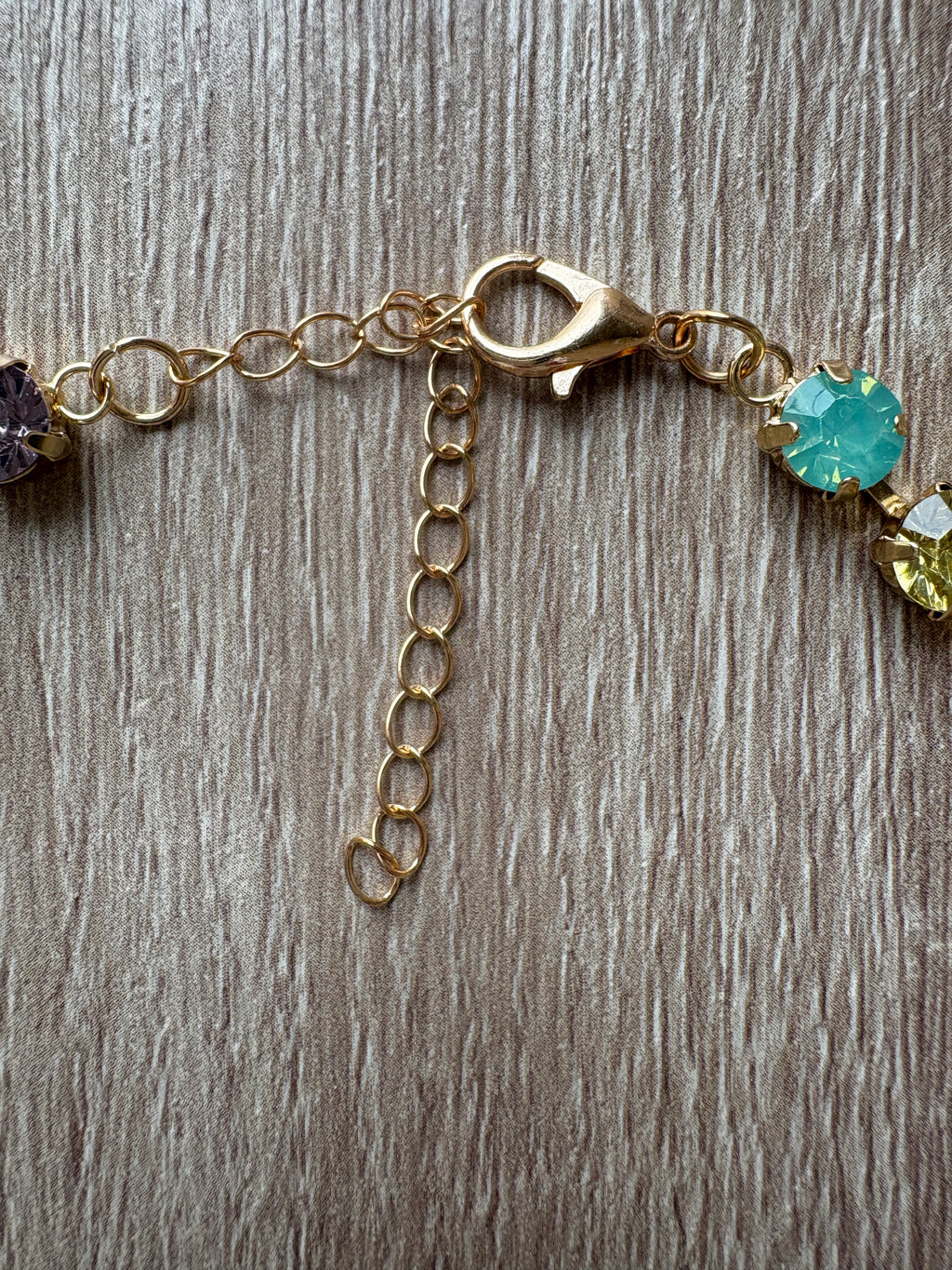 Collana tennis multicolor