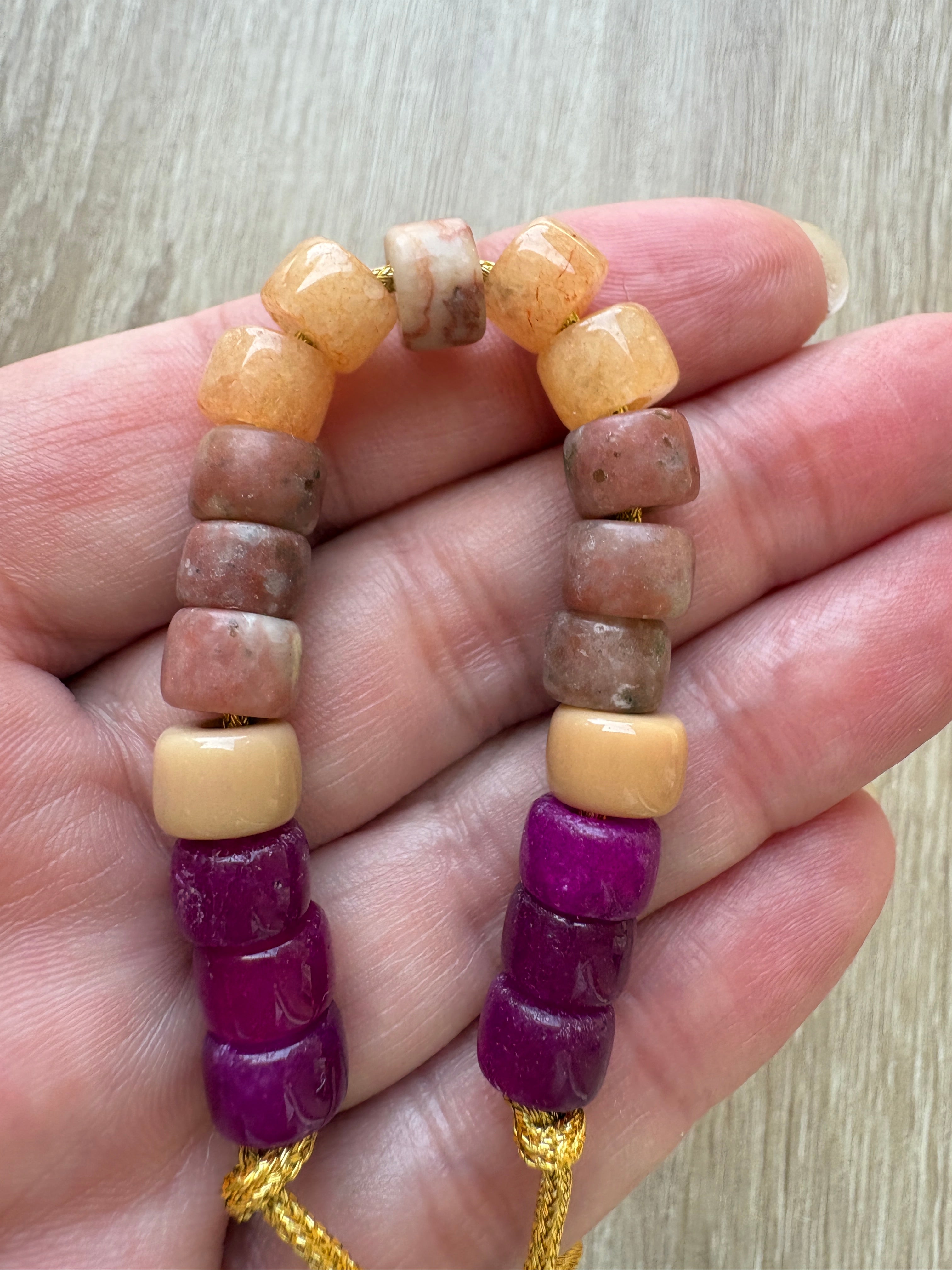 Bracciale beads colorati