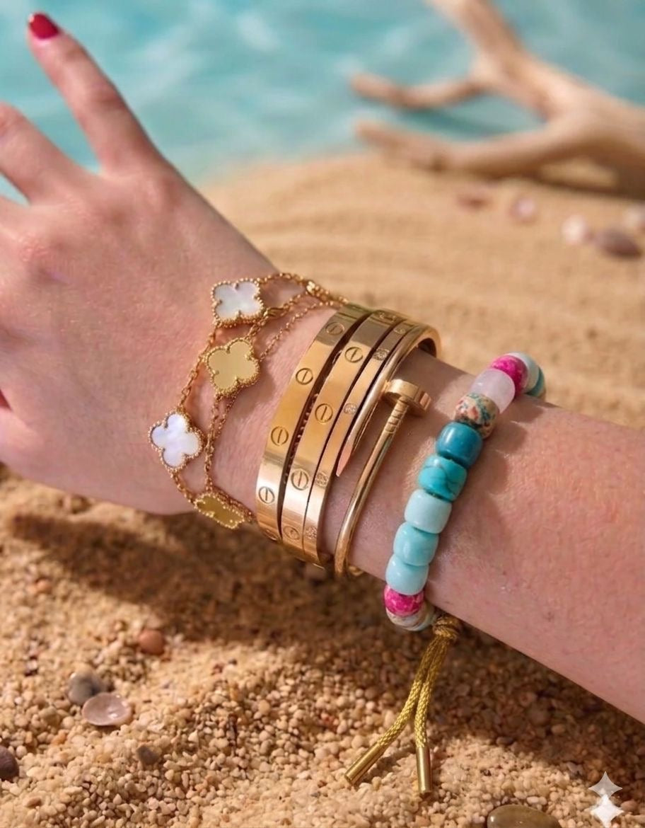 Bracciale beads colorati