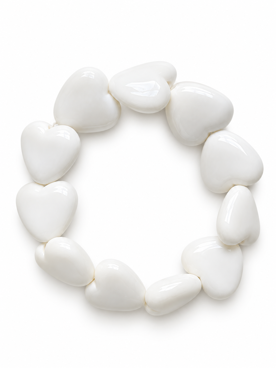 Bracciale cuori maxi