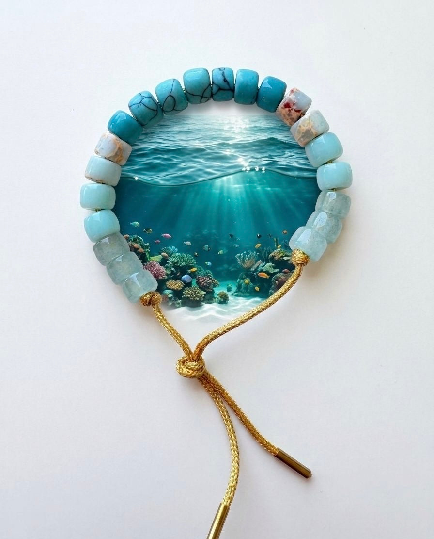 Bracciale beads colorati