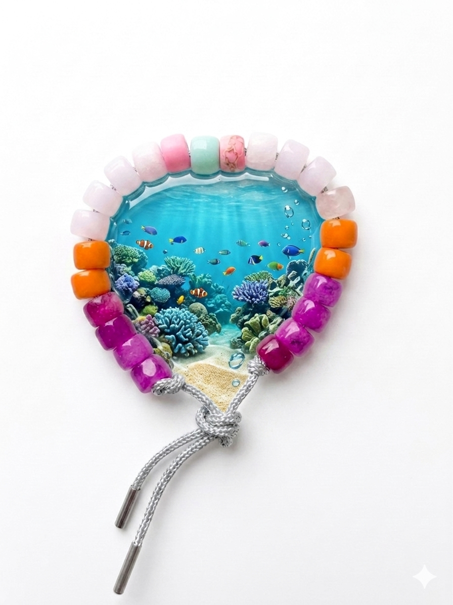 Bracciale beads colorati