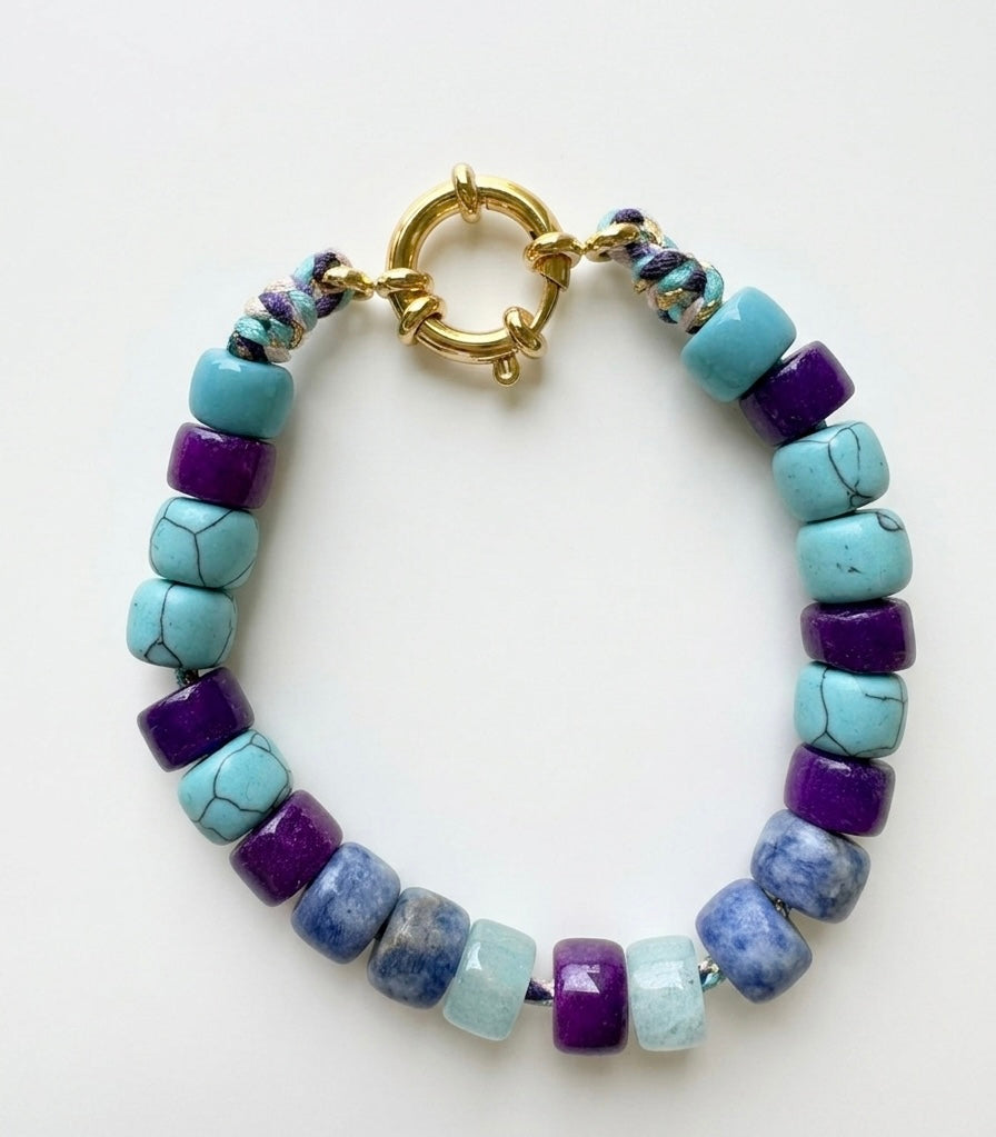 Bracciale beads colorati