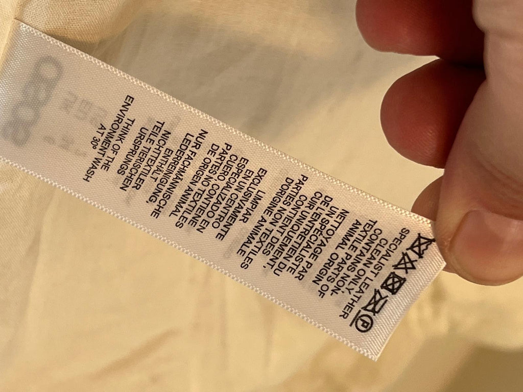Asos giacca pelle ricamata a mano