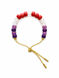Bracciale beads colorati
