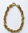 Collana in acciaio colore oro