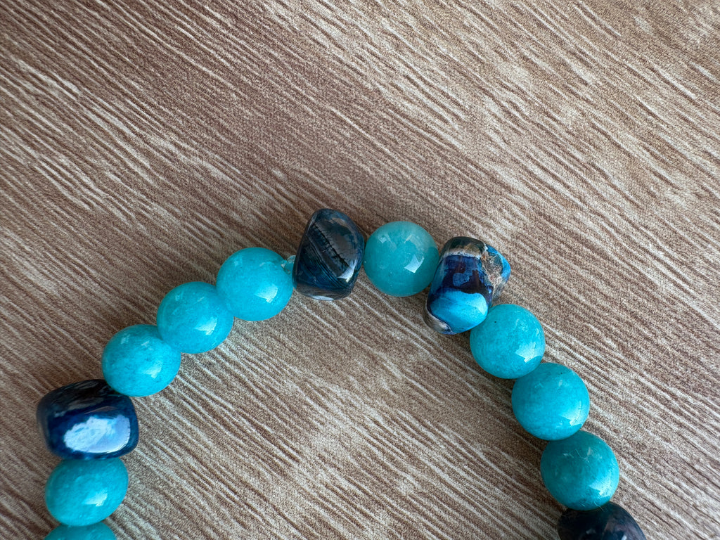 Bracciale giada turchese