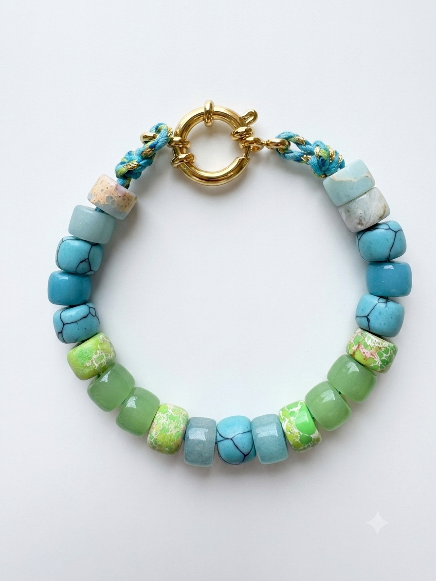 Bracciale beads colorati