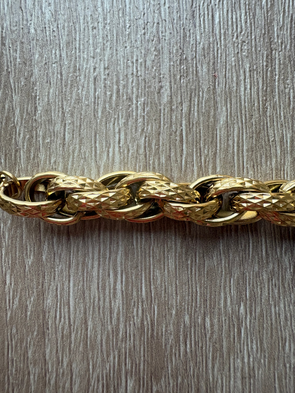Bracciale chunky gold