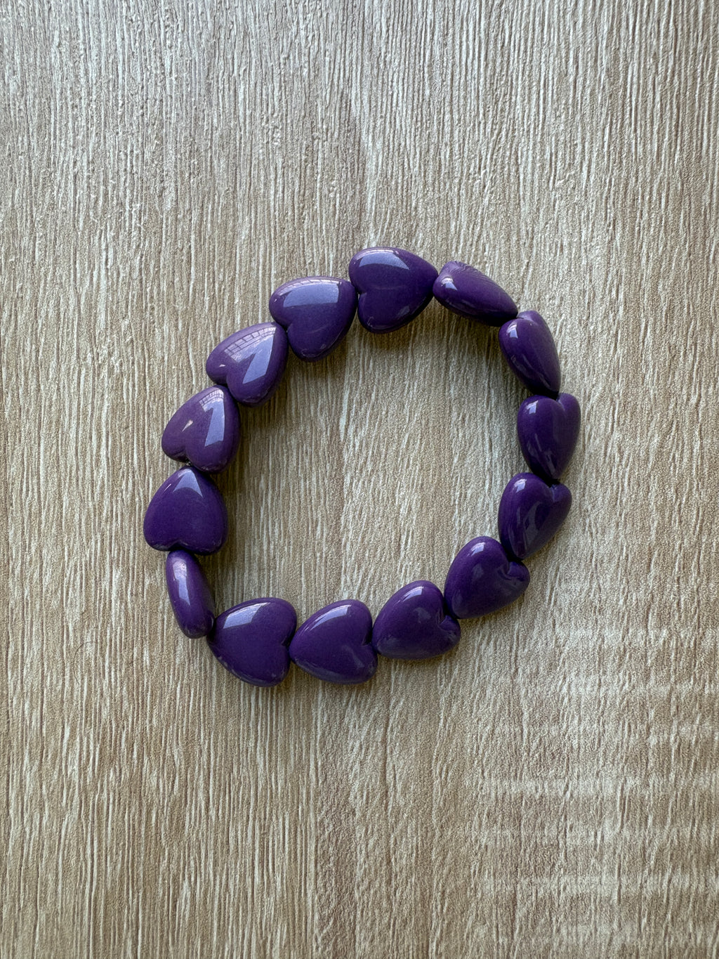 Bracciale cuori resina