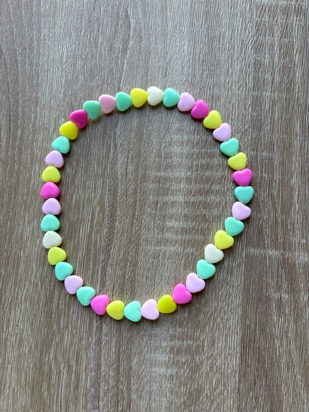 Collana cuori resina medi special colours