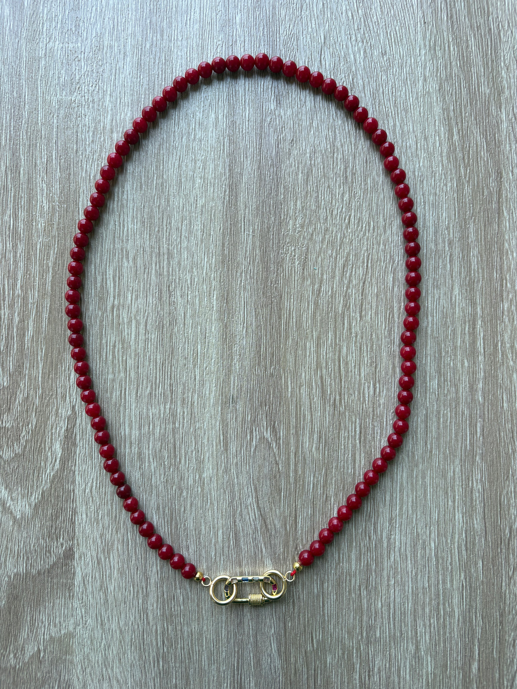 Collana burgundy