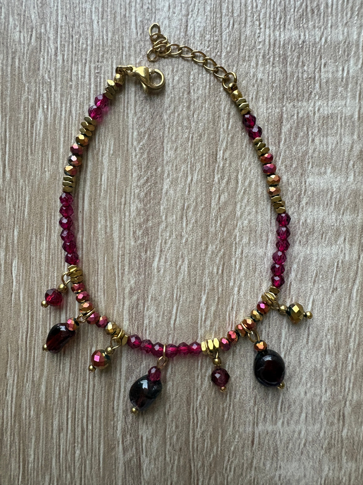Bracciale cristalli e pietre dure