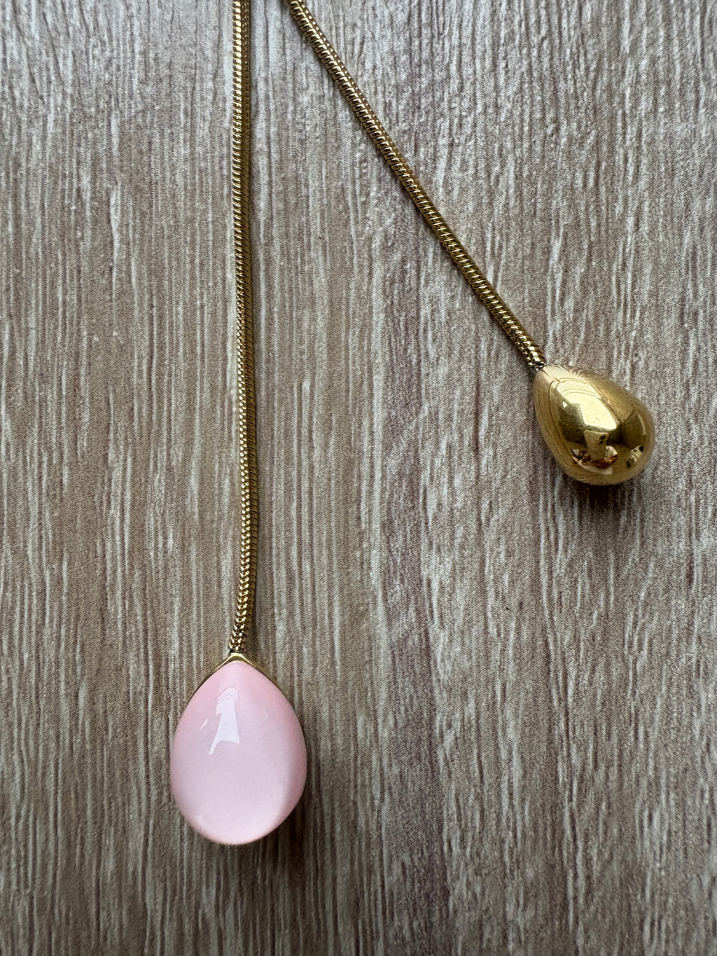Collana saliscendi rosa