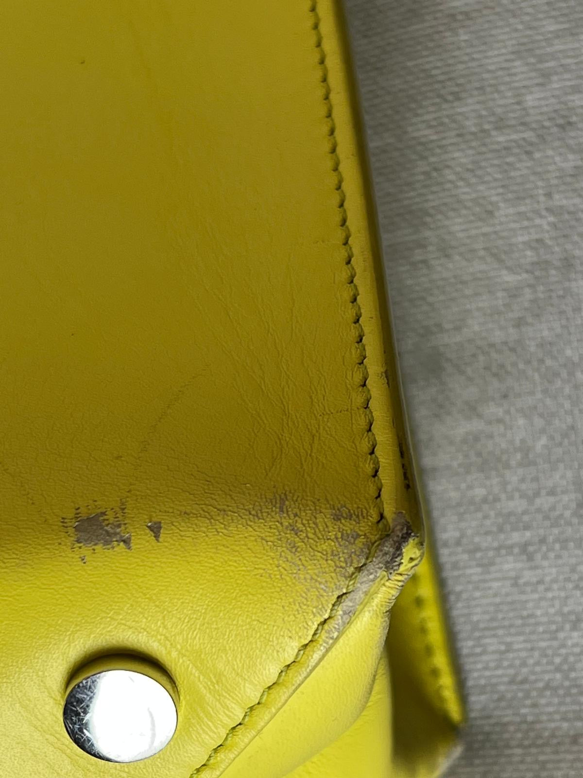 Balenciaga cable tote yellow