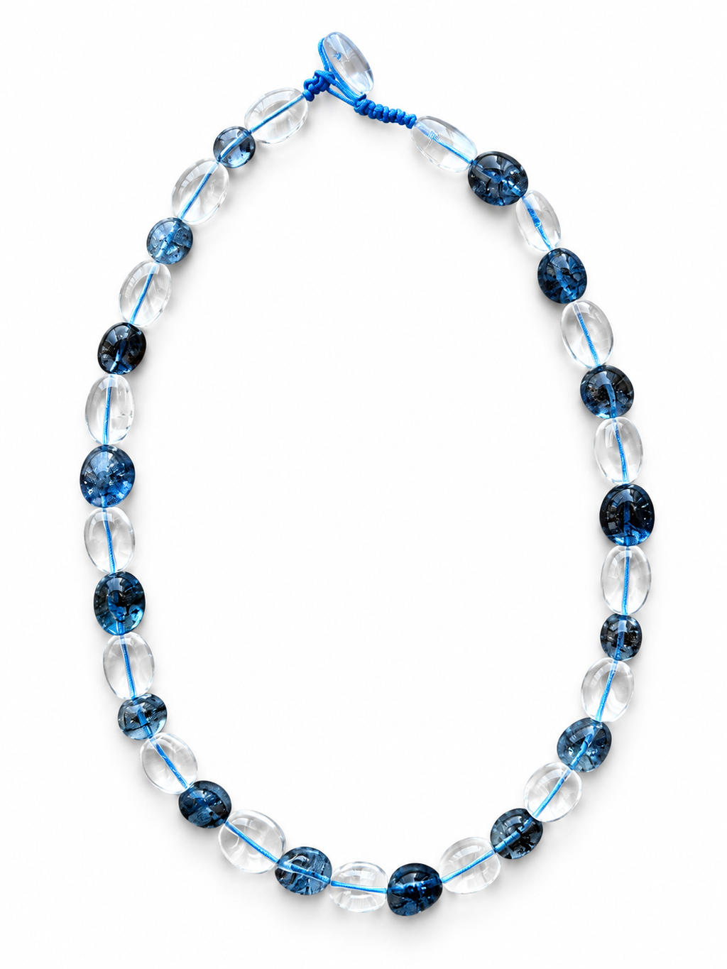 Collana quarzo rocca blu