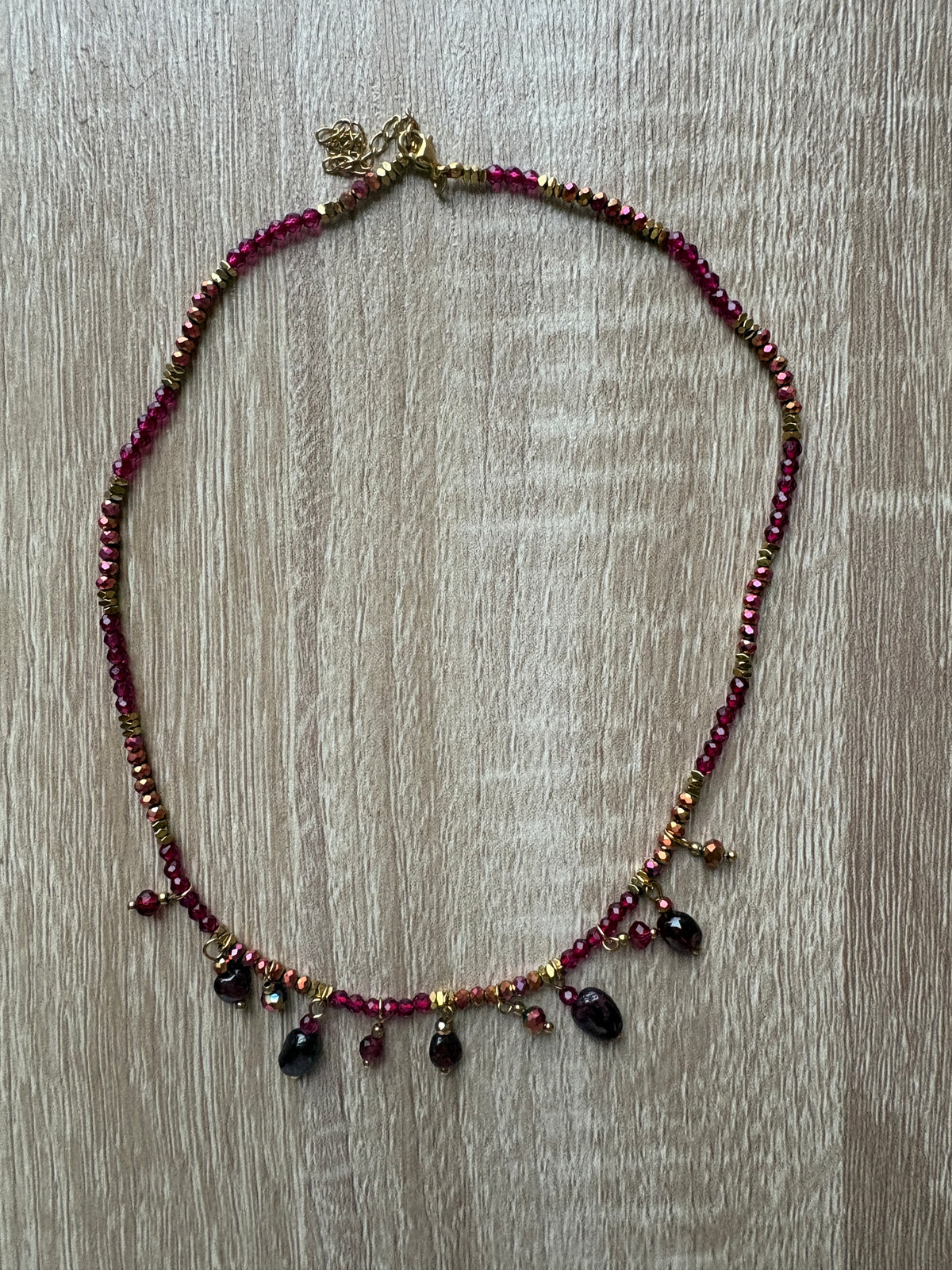 Collana cristalli e pietre dure