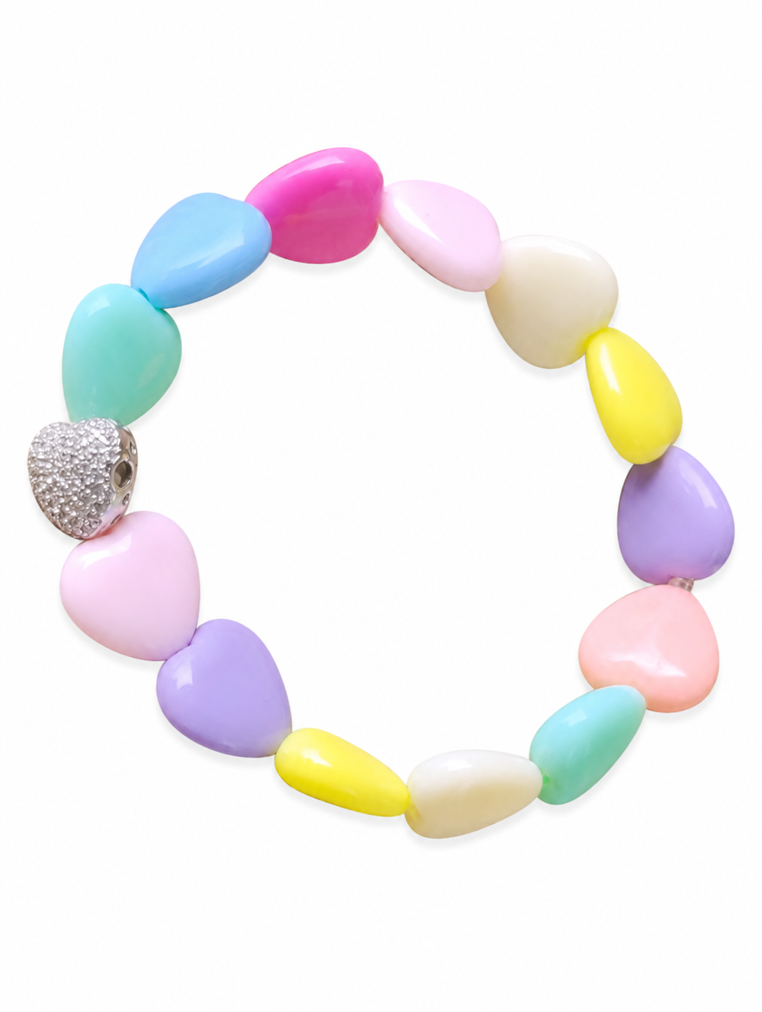 Bracciale cuori resina limited edition