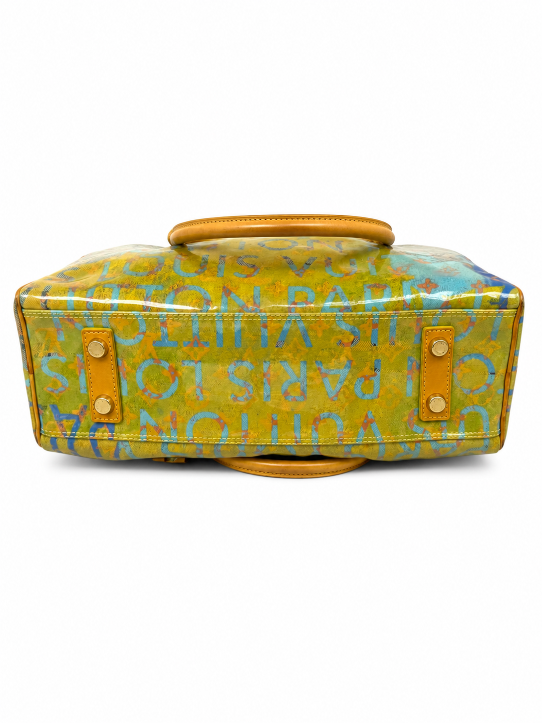 Louis Vuitton Weekender PM Monogram Pulp Canvas dell'edizione limitata Primavera/Estate 2008 in collaborazione con Richard Prince.