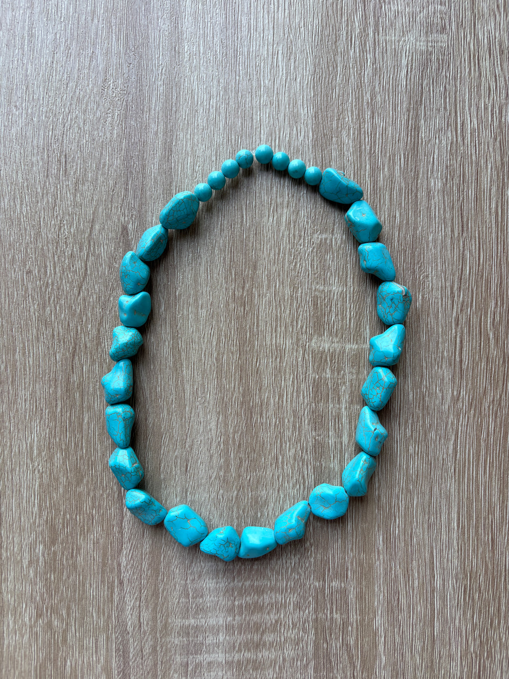 Collana maxi turchese