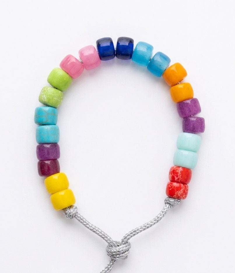 Bracciale beads colorati
