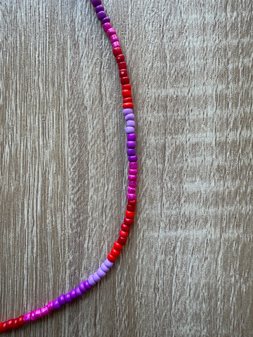 Collana perline fatta a mano