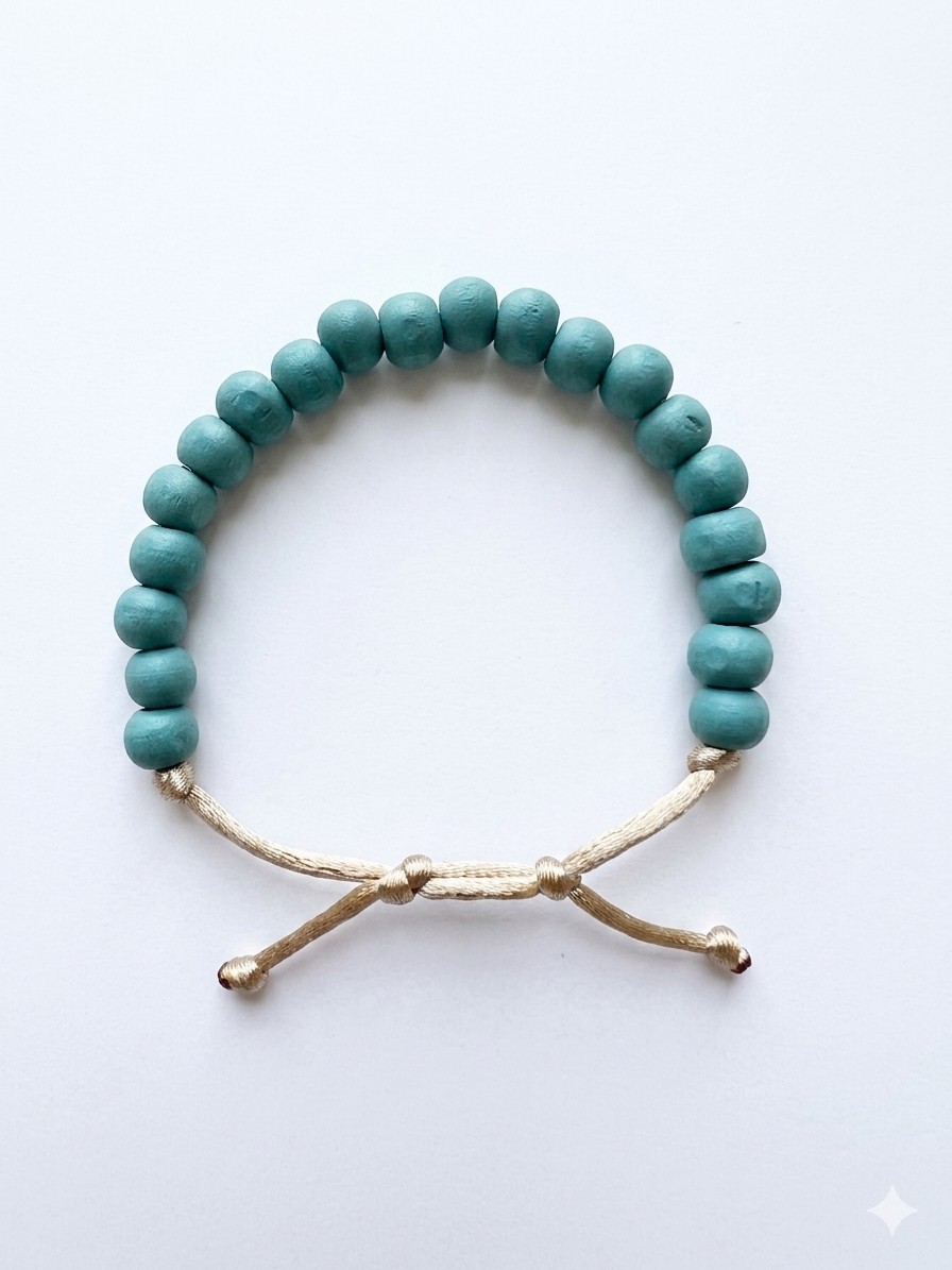 Bracciale sfere in legno