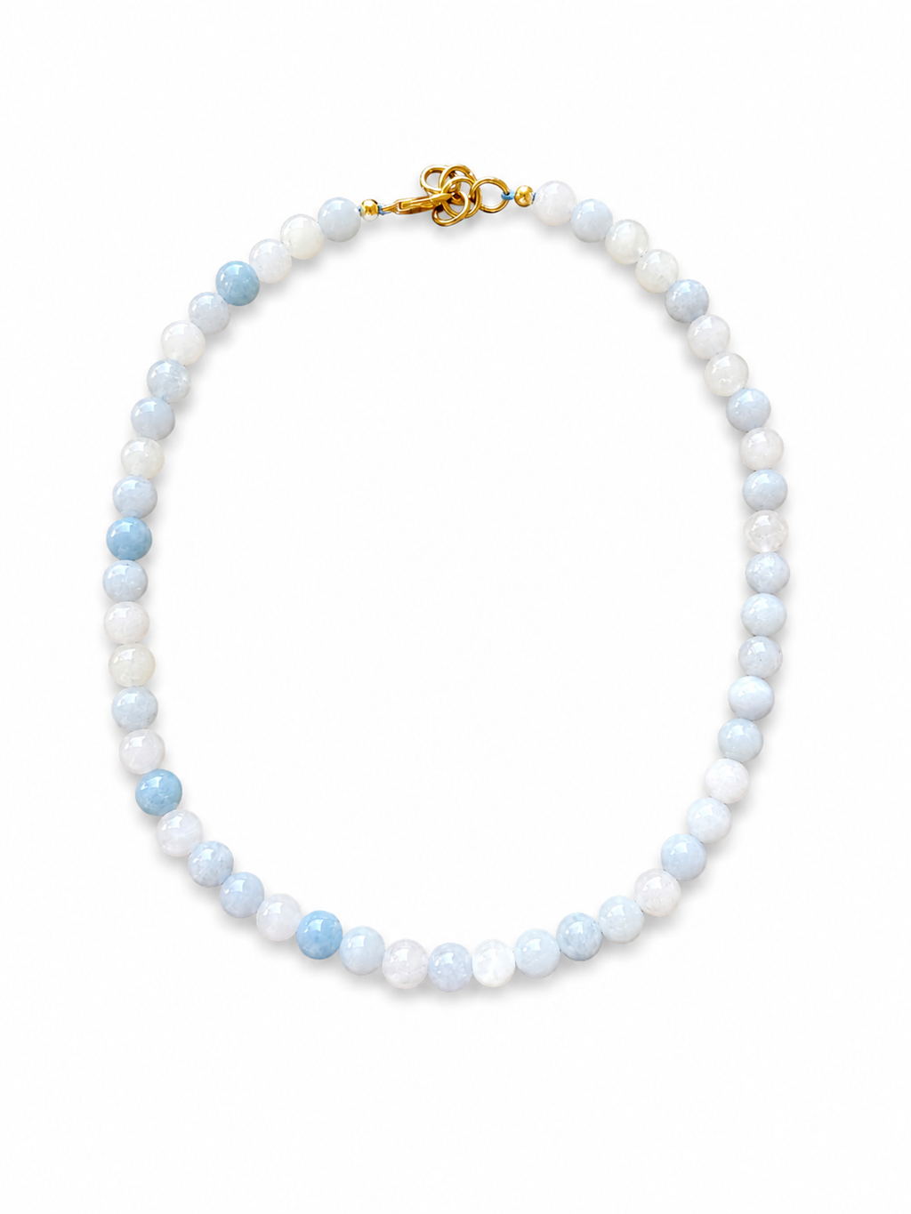 Collana calcedonio e Agata