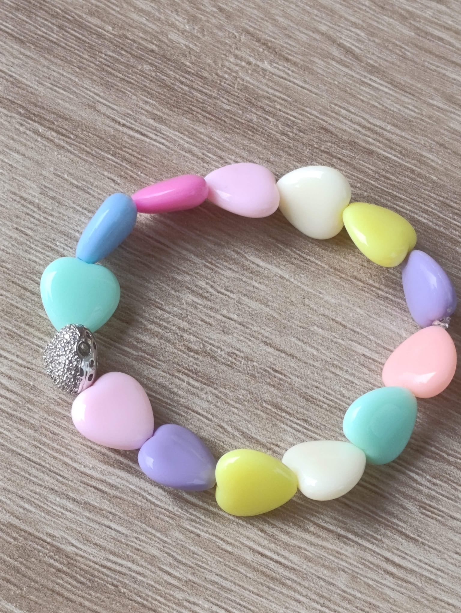 Bracciale cuori resina limited edition