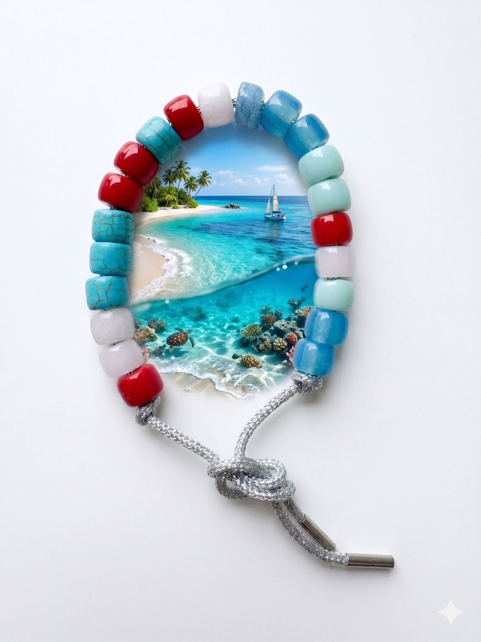 Bracciale beads colorati
