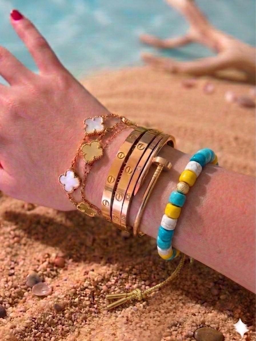 Bracciale beads colorati