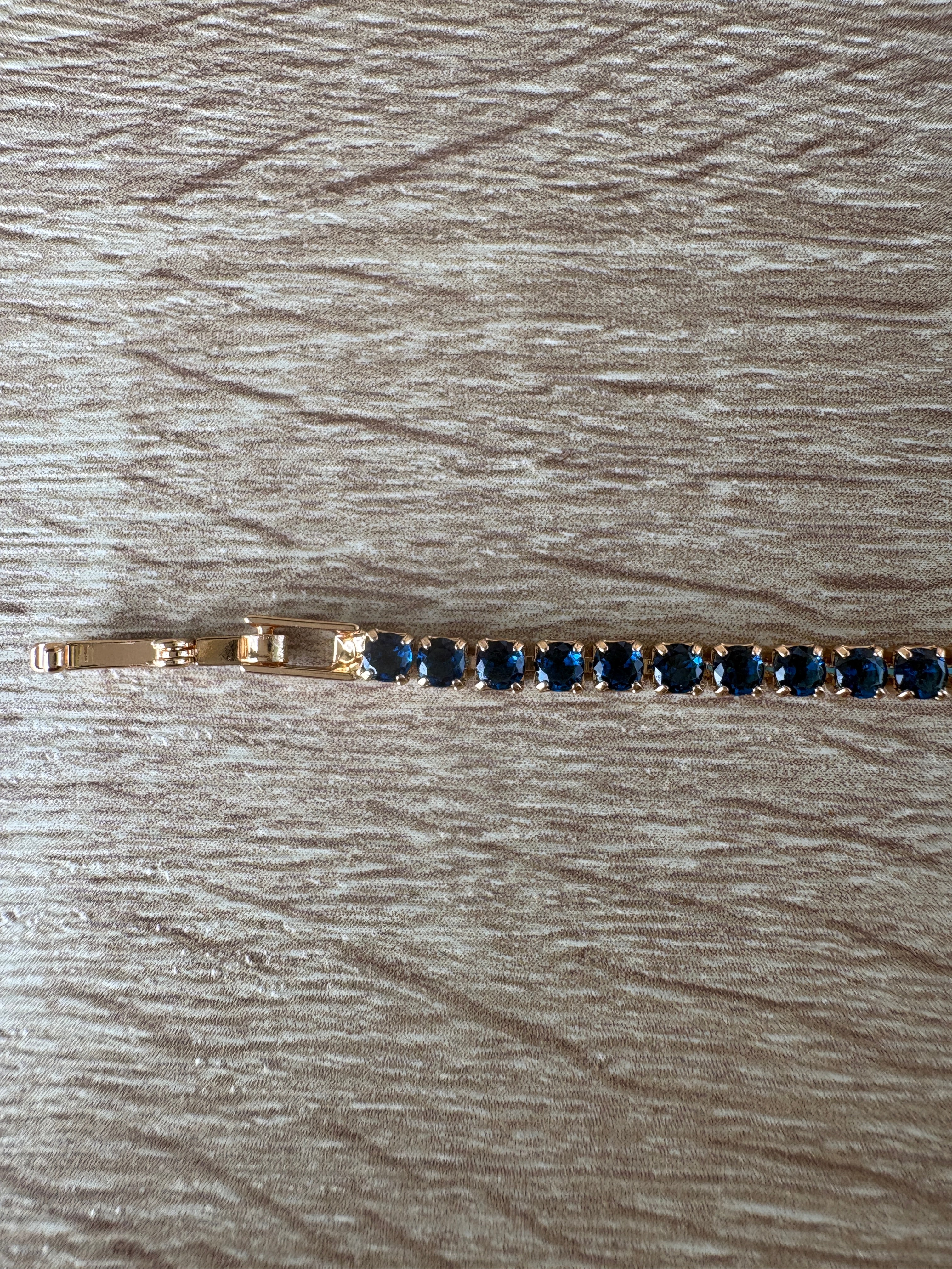 Bracciale tennis blu