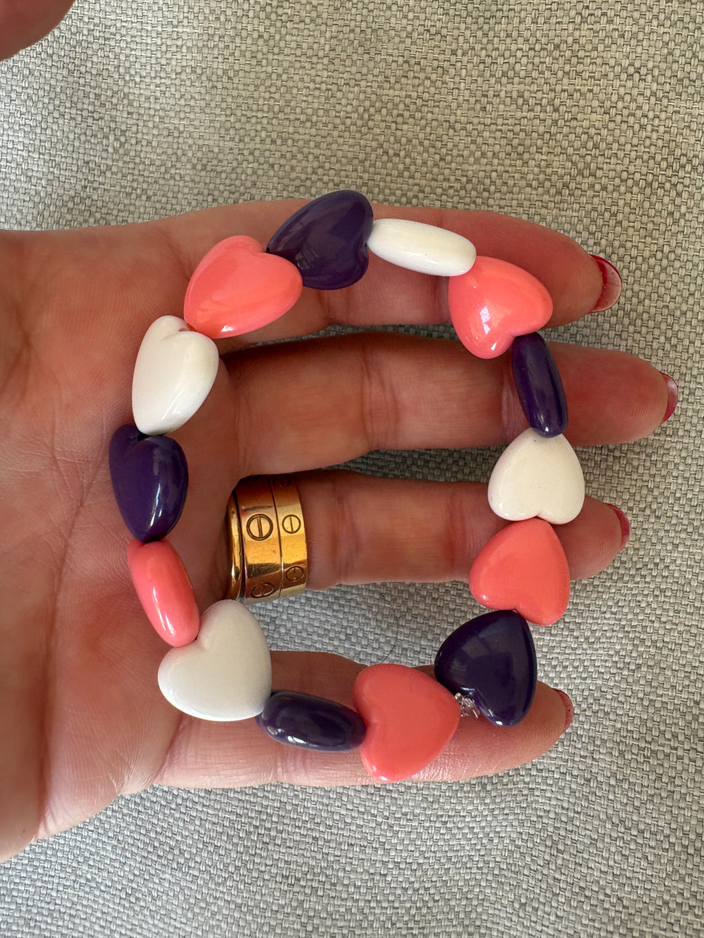 Bracciale Heart resina