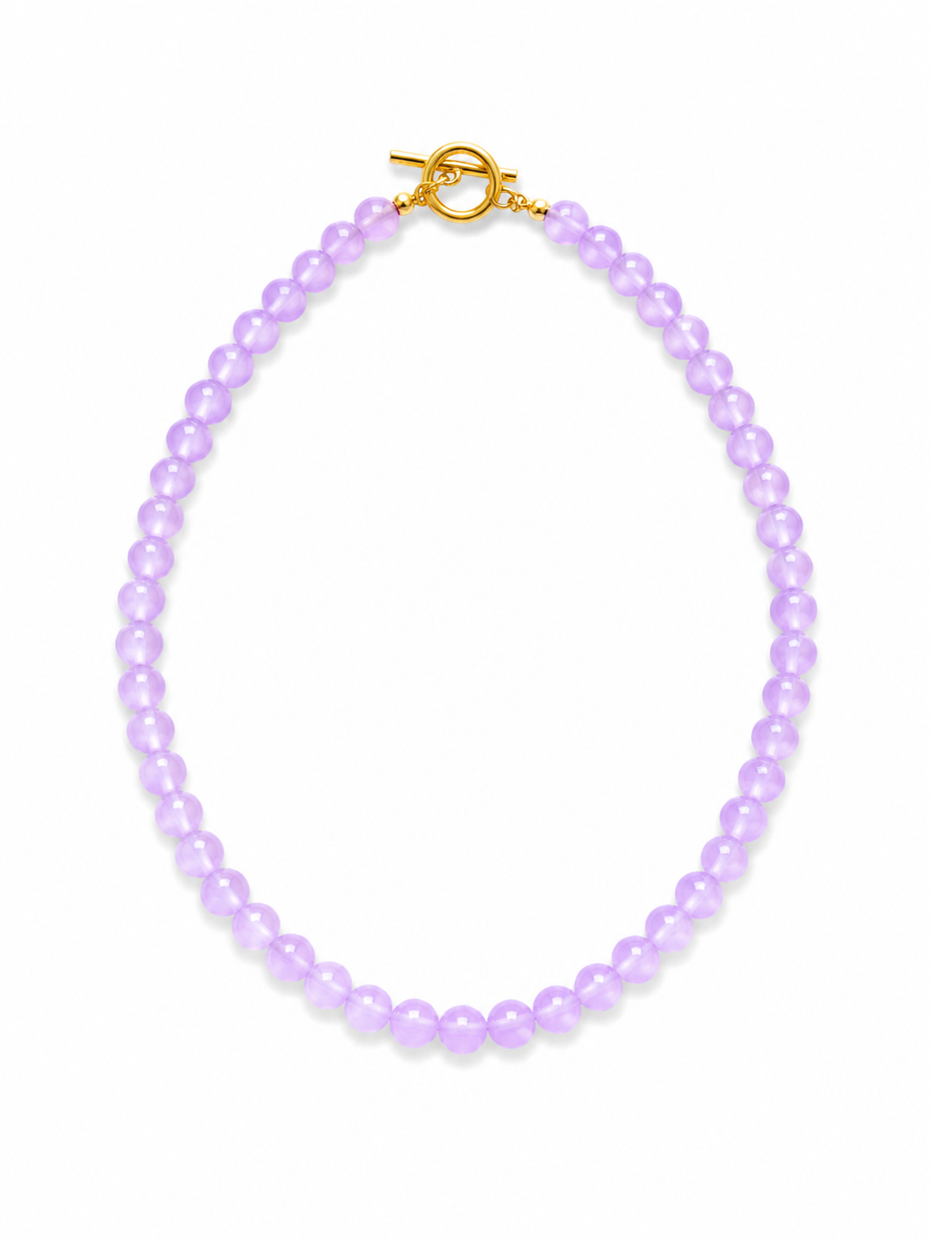 Collana resina lilla