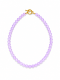 Collana resina lilla
