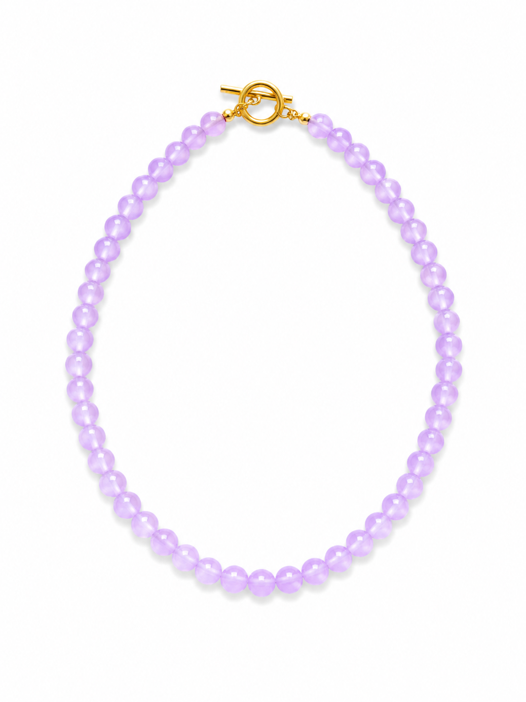 Collana resina lilla