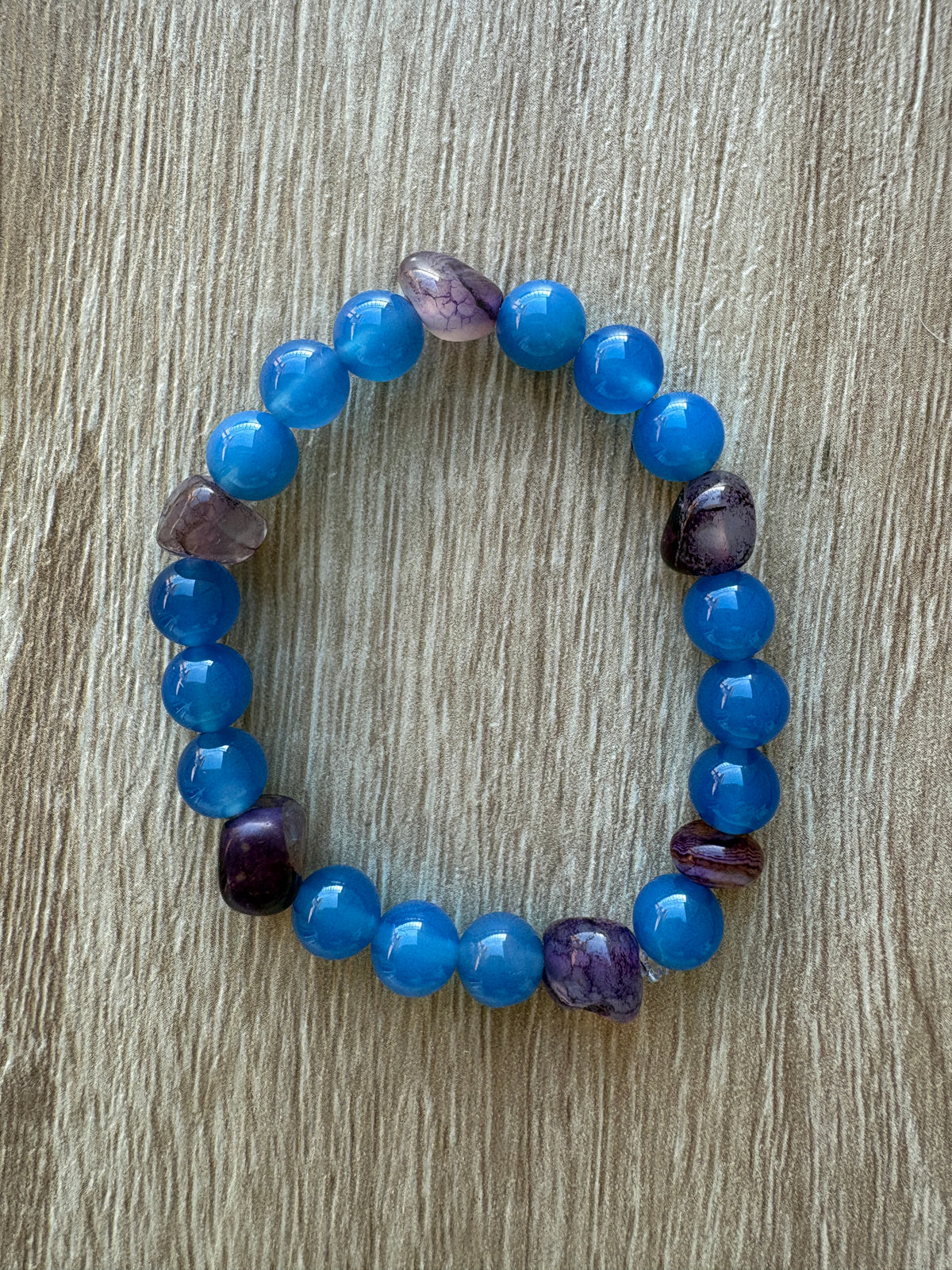 Bracciale Agata blu