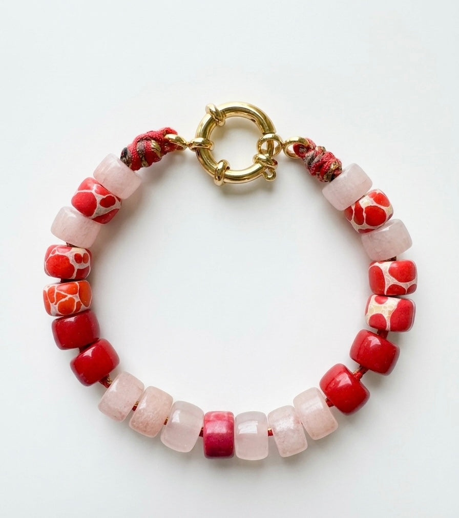 Bracciale beads colorati