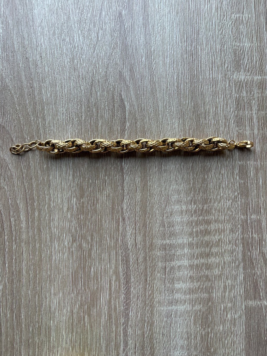 Bracciale chunky gold